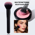 KOSSHOW Fluffy Blush Brush – Soft Pink Gradient Makeup Brush Blush Makeup Brush QXL black