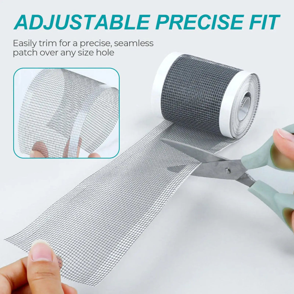 Self-Adhesive Insect Screen Repair Tape | Mesh Patch Roll Screen Repair Tape QXL
