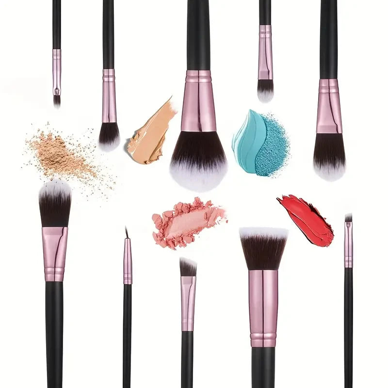 Professional Makeup Brush Set – Foundation, Blush & Eyeshadow Makeup Brush Set QXL