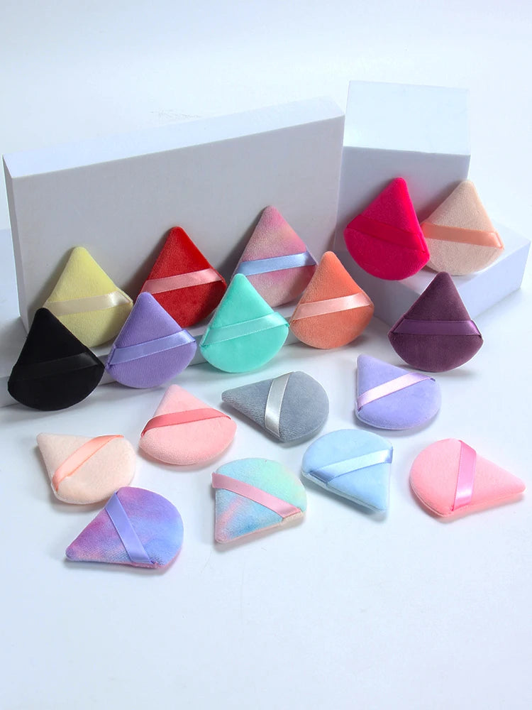 6-Pack Triangular Makeup Sponge Puffs | Soft Blending Set Makeup Sponge Puffs QXL