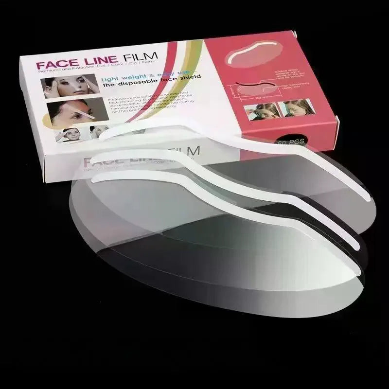 100-Pack Salon Hairdressing Eye Shields | Transparent Face Cover Salon Eye Shield QXL
