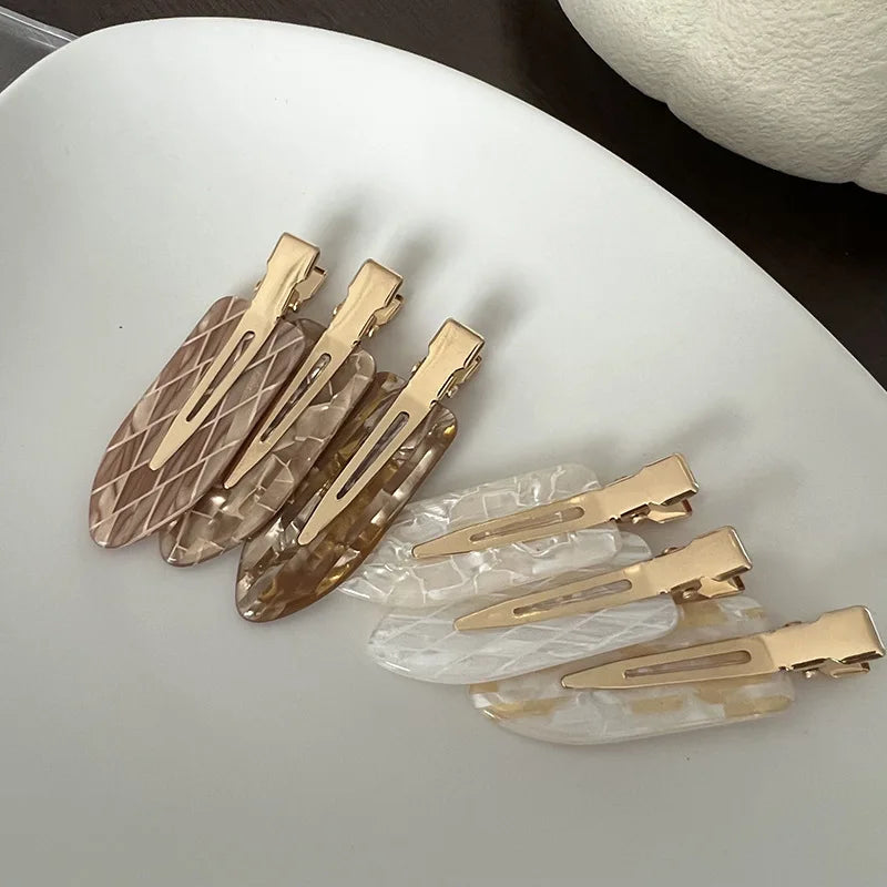 Seamless No-Bend Hair Clips | Side Bang Barrettes 2/4 Pack Hair Clips QXL