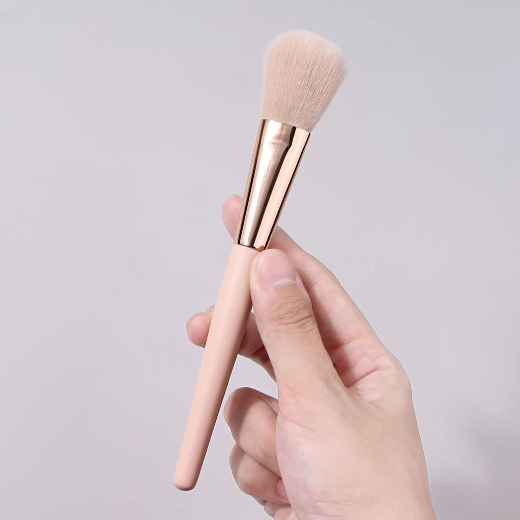 KOSSHOW 3-Pc Blush, Contour & Highlighter Brush Set Makeup Brush Set QXL