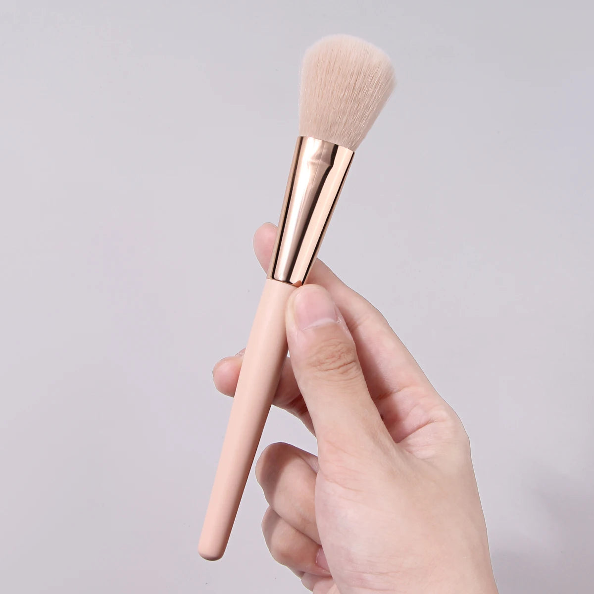 KOSSHOW 3-Pc Blush, Contour & Highlighter Brush Set Makeup Brush Set QXL