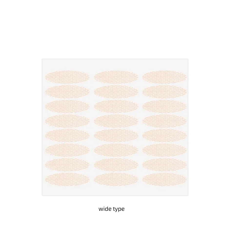 Invisible Mesh Lace Eyelid Tape – Waterproof Eye Lifting Stickers Eyelid Lifting Tape QXL wide type-5pcs