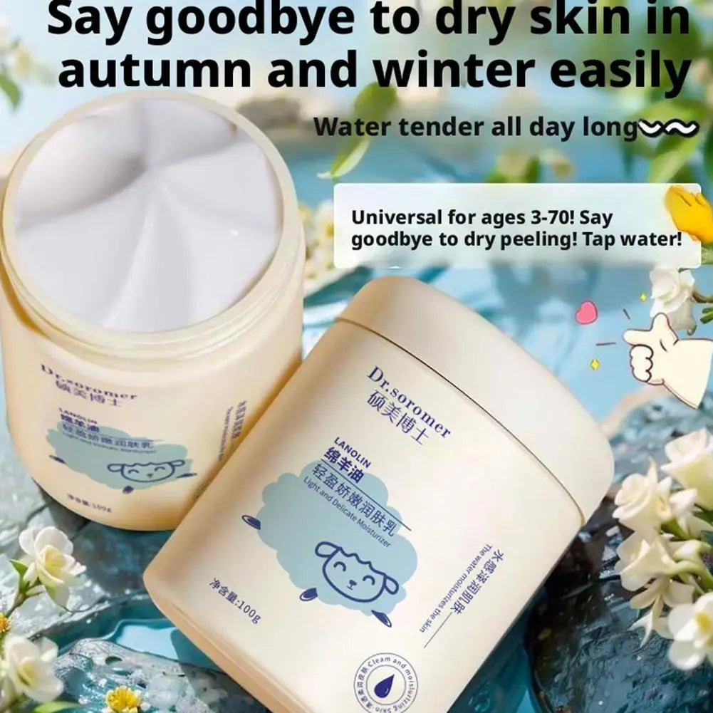 2-Pack Lanolin Moisturizing Body Cream | Deep Hydration Body Moisturizer Cream QXL