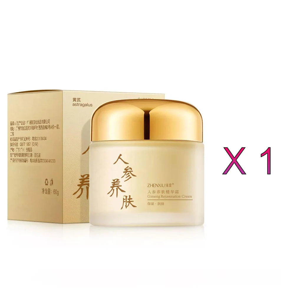 Chinese Ginseng Face Cream | Moisturizing Anti-Aging Serum 60g Ginseng Face Cream QXL 1pcs