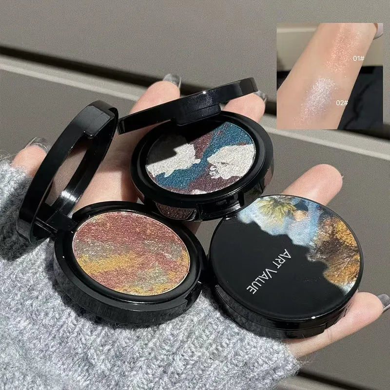 Art Value Glitter Shimmer Eyeshadow Palette | Pearlescent Shimmer Eyeshadow Palette QXL