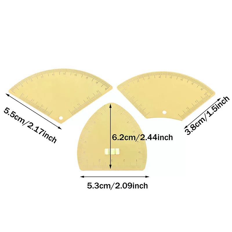 Metal Eyebrow Mapping Ruler | Brow Shaping & Stencil Tool Eyebrow Mapping Ruler QXL