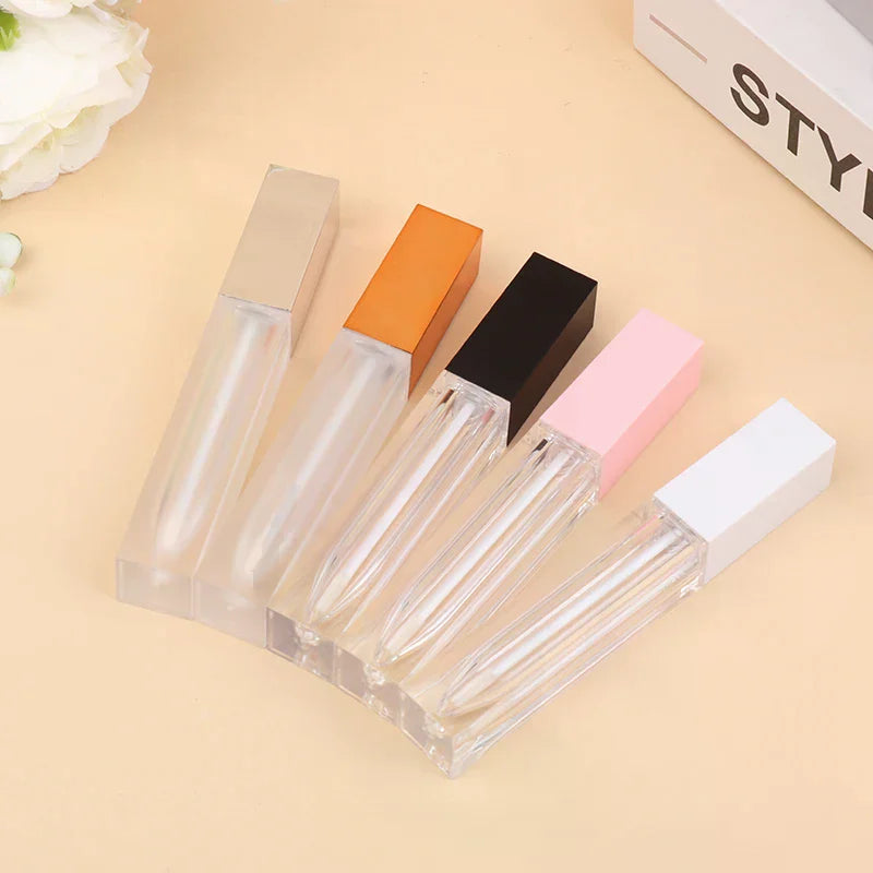 7ml Square Empty Lip Gloss Tubes | Refillable DIY Containers Lip Gloss Container QXL
