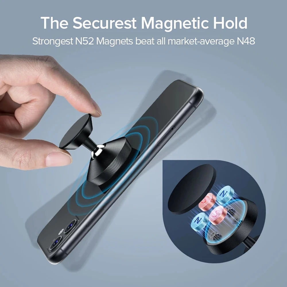 Universal Magnetic Car Phone Holder Dashboard Windshield Mount Car Phone Mount QXL