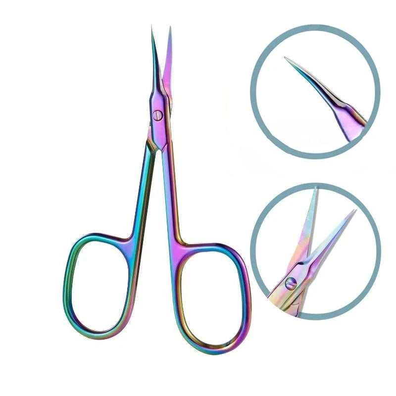 FUMOSIK Stainless Steel Cuticle Scissors & Nail Trimmer Cuticle Scissors QXL