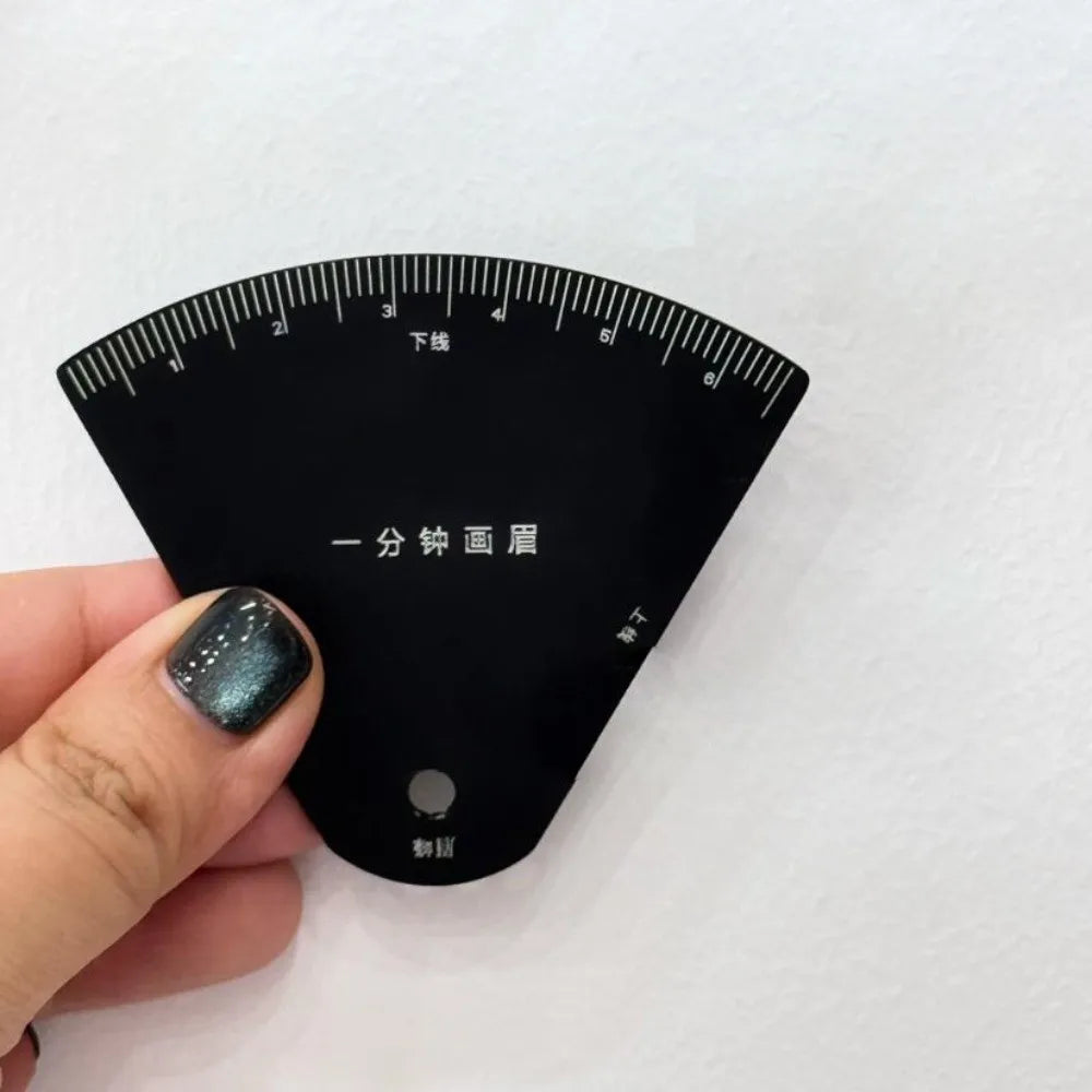 Metal Eyebrow Shaping Stencil & Drawing Guide Ruler Eyebrow Stencil Ruler QXL