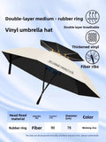 Wearable Head Umbrella | Hands-Free Sun & Rain Hat Outdoor Head Umbrella Hat QXL A