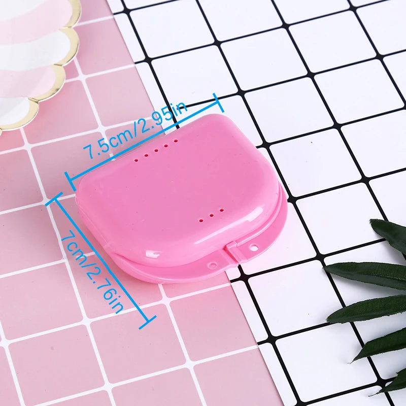 Denture & Retainer Storage Case | Mouth Guard Container Dental Appliance Case QXL