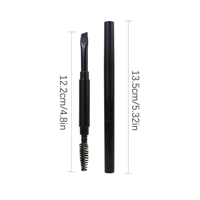 YOVIP Double-Ended Eyebrow & Eyeliner Brush with Cover Eyebrow & Eyeliner Brush QXL