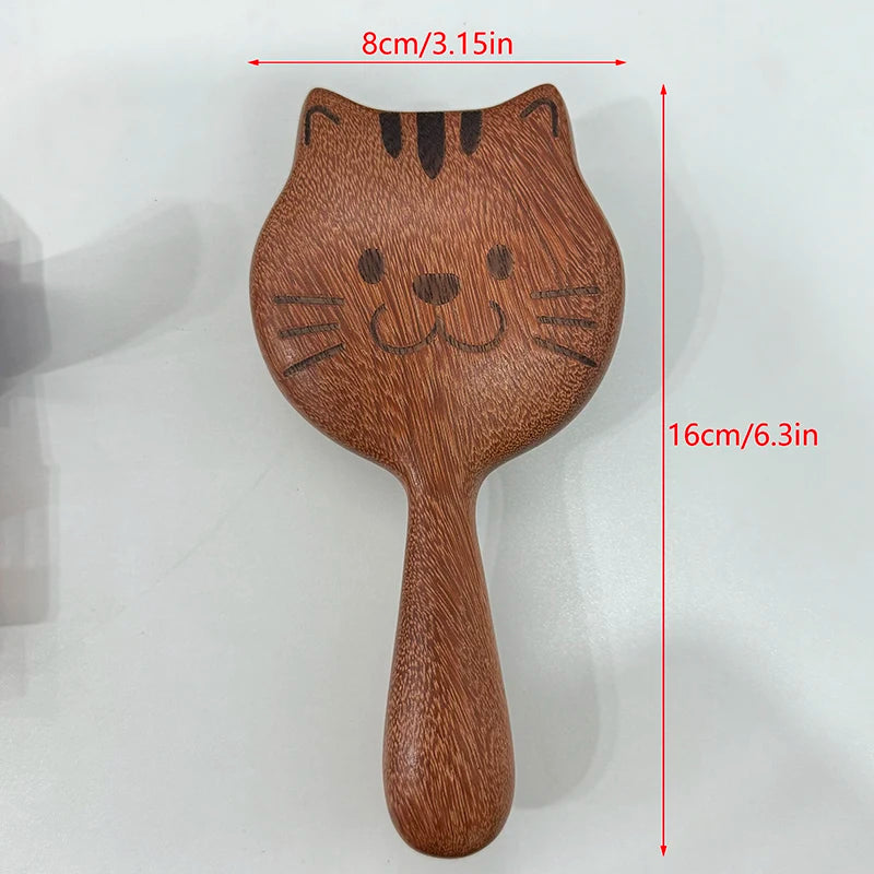 Sandalwood Scalp Massage Comb | Gua Sha Hair Comb Tool Scalp Massage Comb QXL