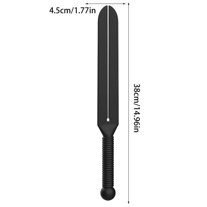 Silicone Equestrian Riding Crop 38cm | Training Pointer Equestrian Riding Crop QXL Black