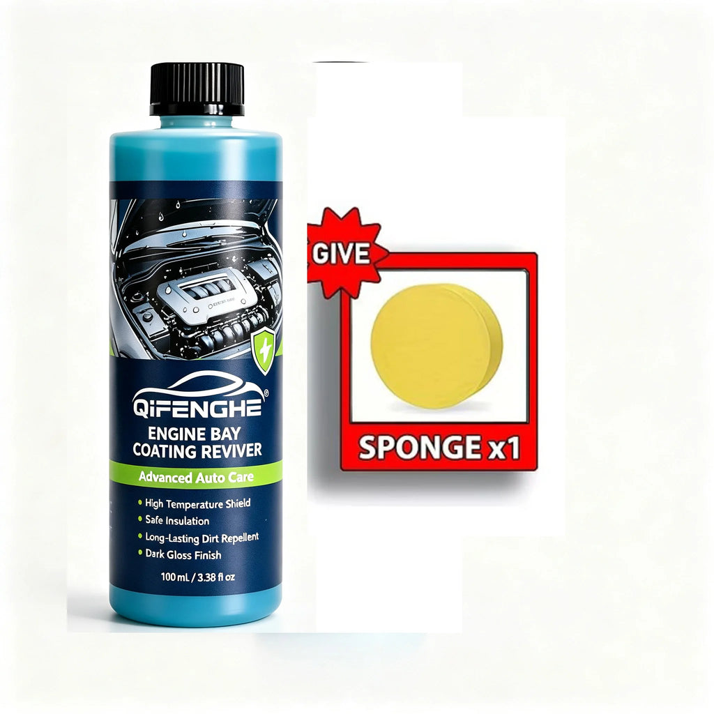 Engine Bay Coating Liquid 100ml | High-Temp Gloss & Protection Engine Bay Coating QXL