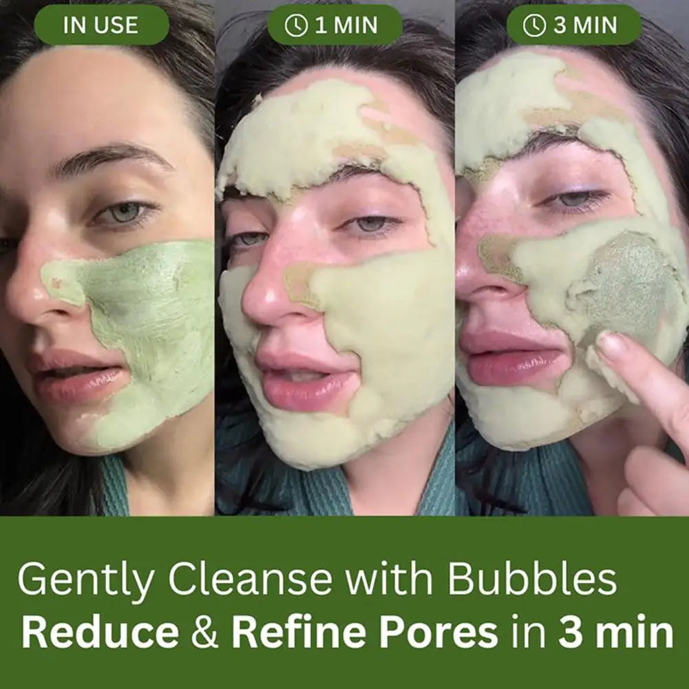 Korean Basil Bubble Clay Mask – Pore Cleanse & Oil Control Bubble Clay Mask QXL