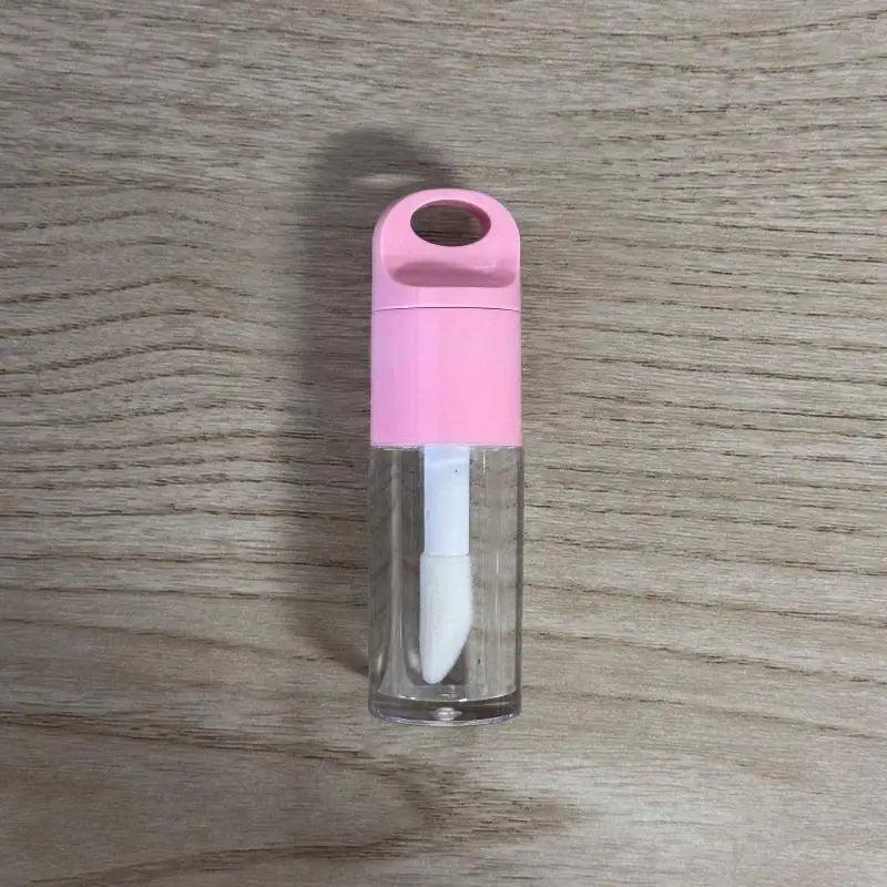 4ml Empty Lip Gloss Tube with Big Brush Wand | Refillable DIY Lip Gloss Container QXL Pink