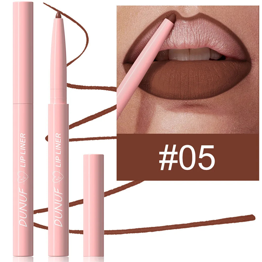 12-Pc Velvet Matte Lip Liner Set – Waterproof & Long-Lasting Matte Lip Liner Set QXL 5