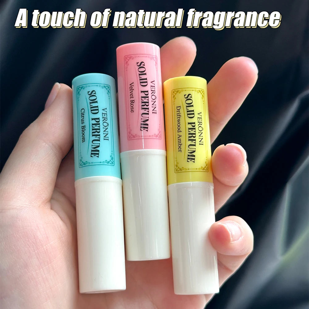 3-Pack Solid Perfume Sticks | Floral Fragrance Balm Solid Perfume Balm QXL