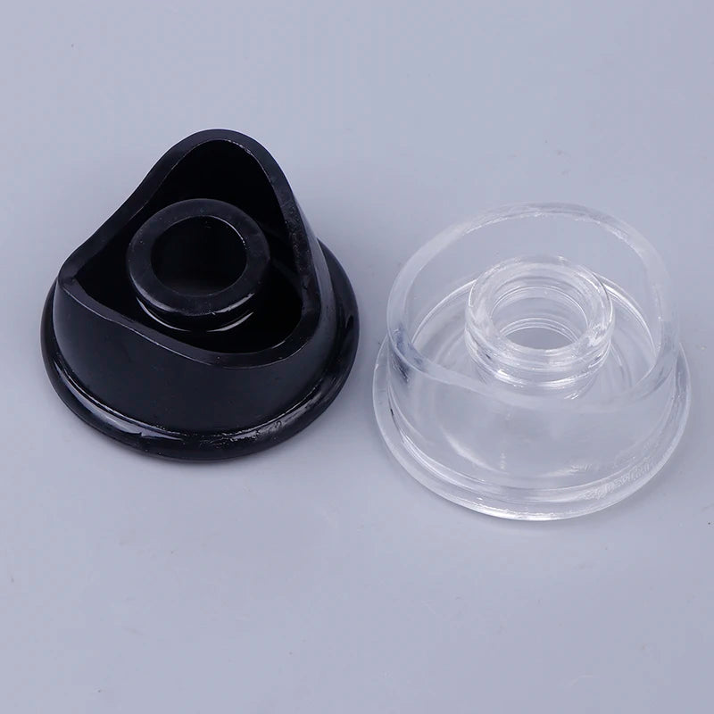 Universal Silicone Cylinder Seal Sleeve Ring – Clear & Black Silicone Seal Ring QXL