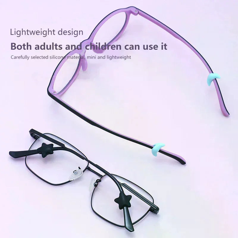 5-Pair Silicone Anti-Slip Ear Hook Grips for Eyeglasses Eyewear Accessories QXL