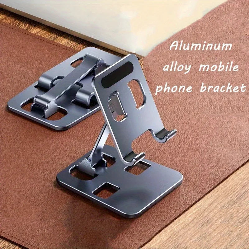Foldable Phone & Tablet Desk Stand | Stainless Steel Holder Phone & Tablet Stand QXL