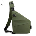 Crossbody Fanny Pack – Waterproof Anti-Theft Sports Chest Bag Crossbody Fanny Pack QXL Army green