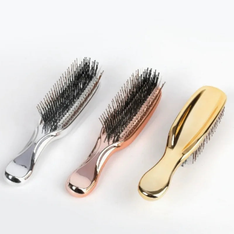 Rose Gold Scalp Massage Brush | Detangling Shampoo Comb Scalp Massage Brush QXL