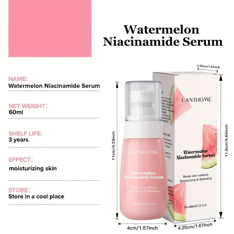 VERONNI Watermelon Niacinamide Brightening Face Serum 60ml Face Serum QXL