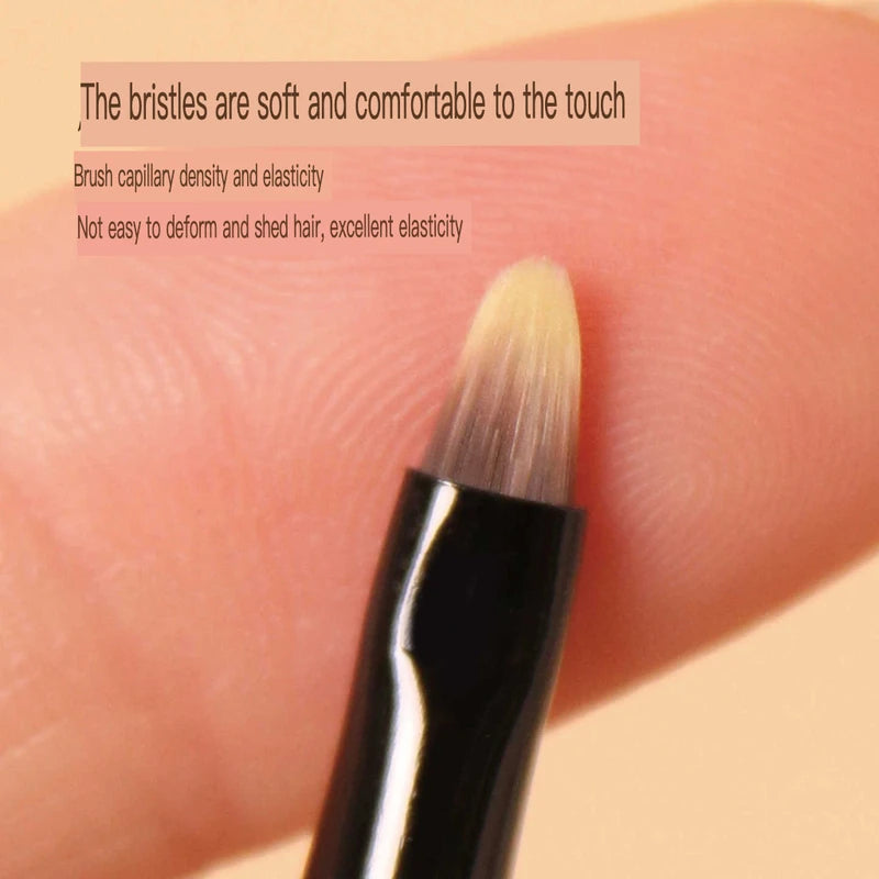 Tongue-Shaped Flat Concealer Brush B75 | Detail Makeup Brush Concealer Brush QXL