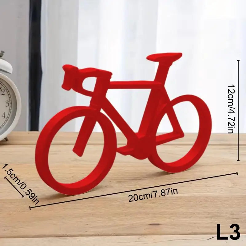 3D Printed Minimalist Bicycle Sculpture | Cycling Desk Decor Decorative Sculpture QXL L3
