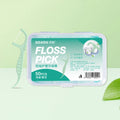 50-Pack Mint Disposable Dental Floss Picks | Ultra-Fine Dental Floss Picks QXL Default Title
