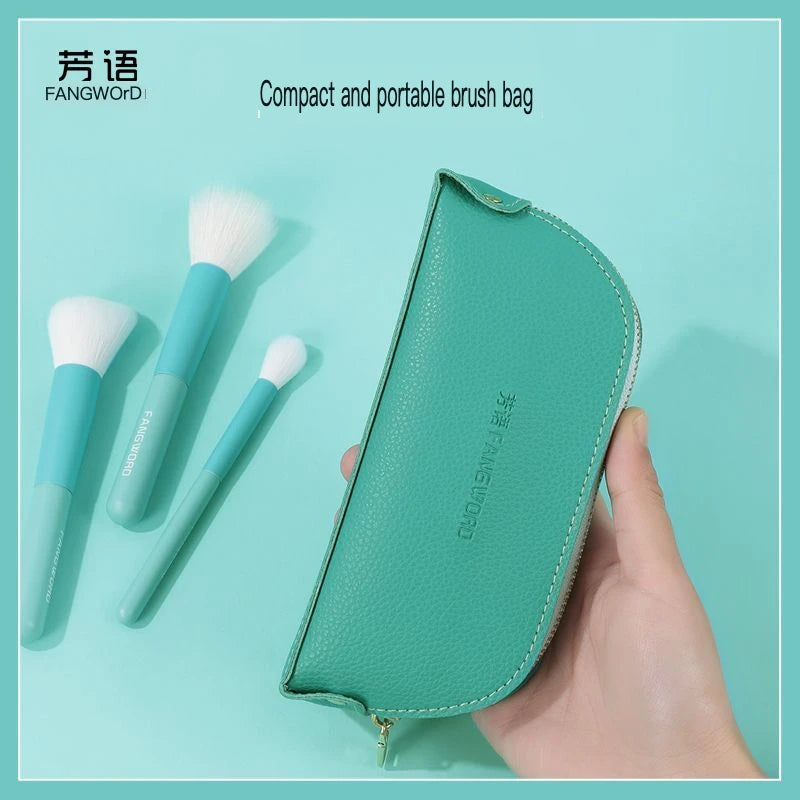 9-Piece Mini Portable Makeup Brush Set | Contour & Eye Makeup Brush Set QXL