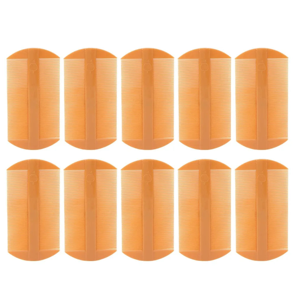 10-Pack Double-Sided Fine Tooth Lice Comb | All Hair Types Lice Comb Set QXL