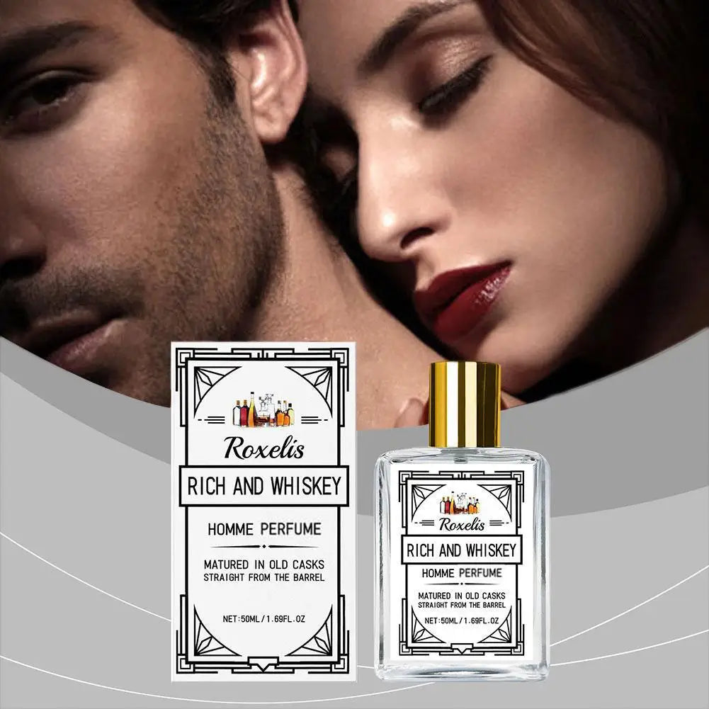 Men's Whiskey Cologne | Long-Lasting Elegant Fragrance 50ml Men's Cologne Spray QXL