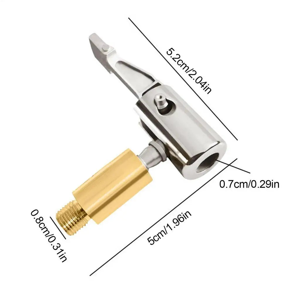 Quick-Lock Tire Inflator Nozzle | Air Chuck for Cars & Bikes Tire Inflator Nozzle QXL Do not deflate