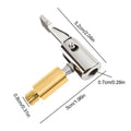 Quick-Lock Tire Inflator Nozzle | Air Chuck for Cars & Bikes Tire Inflator Nozzle QXL Do not deflate