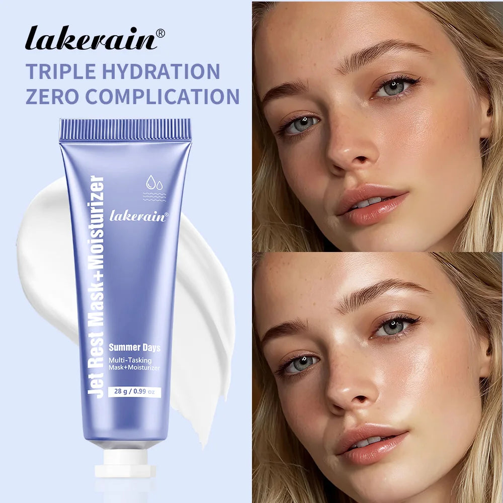 2-in-1 Daily Moisturizer & Overnight Face Mask | Deep Hydration Face Moisturizer Mask QXL