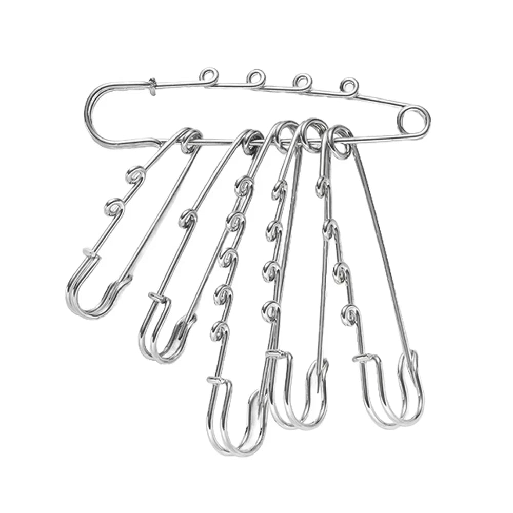 10 Large Blank Base Safety Pin Brooches | DIY Jewelry Craft DIY Brooch Pin Blanks QXL