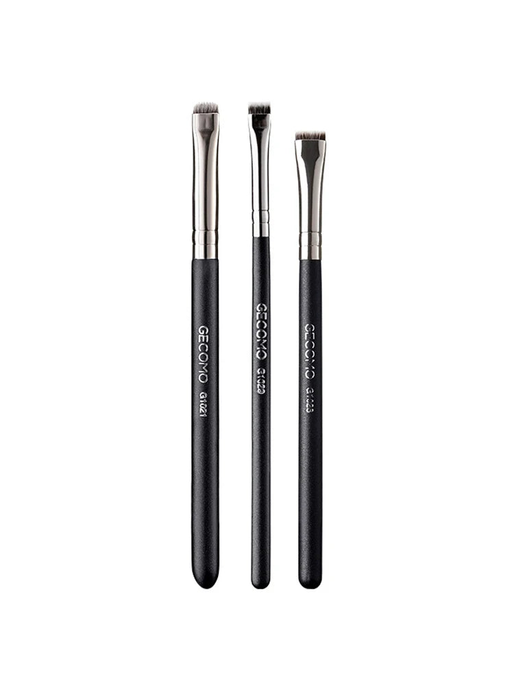 GECOMO Eyeliner & Eyebrow Brush – Flat Blade Arc Head Eye Makeup Brush QXL