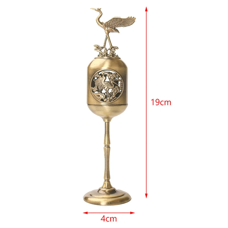 Magpie Hollow Lamp Backflow Incense Holder | Retro Censer Backflow Incense Holder QXL C