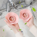 2-Pack Waterproof Silicone Wristbands | Face Wash Cuff Guards Skincare Wristbands QXL Pink