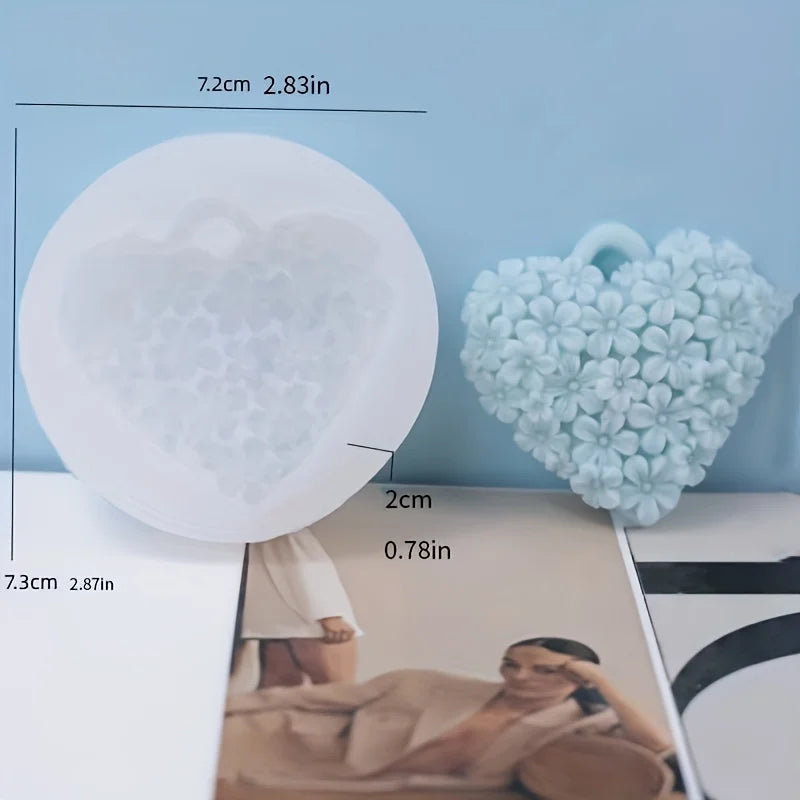 Lavender Silicone Mold | DIY Aromatherapy Plaster & Candle Mold Silicone Craft Mold QXL