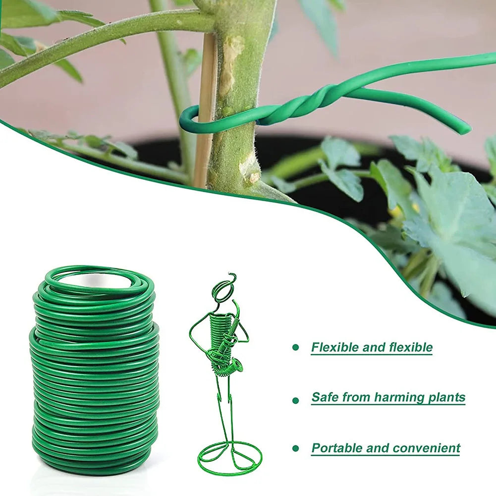 Reusable Flexible Plant Support Wire | Garden Twine for Vines Plant Support Wire QXL