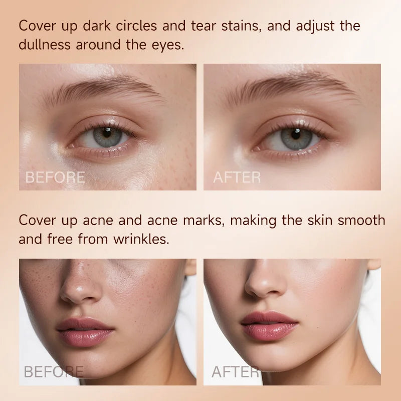 Life Girls Brightening Concealer – Moisturizing Full Coverage Cream Concealer QXL