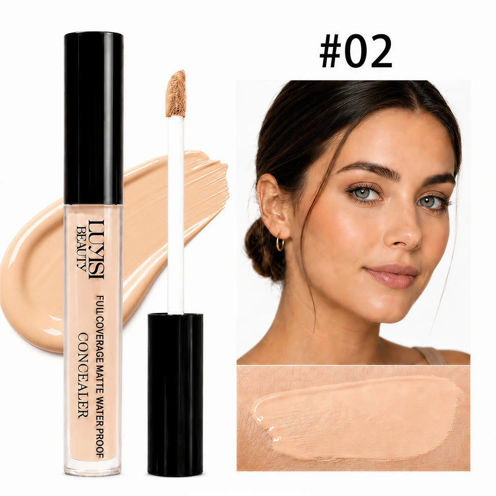 6-Shade Liquid Concealer | Waterproof, Matte & Full Coverage Liquid Concealer QXL 02